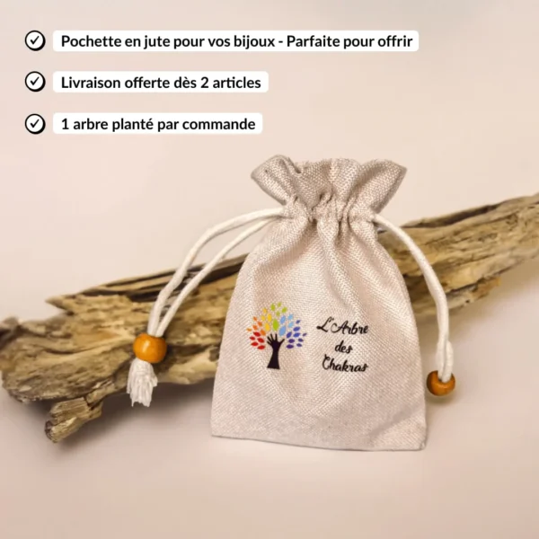 Bracelet "Ange Gardien" en Oeil de Faucon
