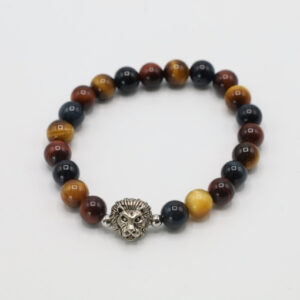 Bracelet œil de tigre, œil de faucon, œil de taureau «Forza» – Image 2